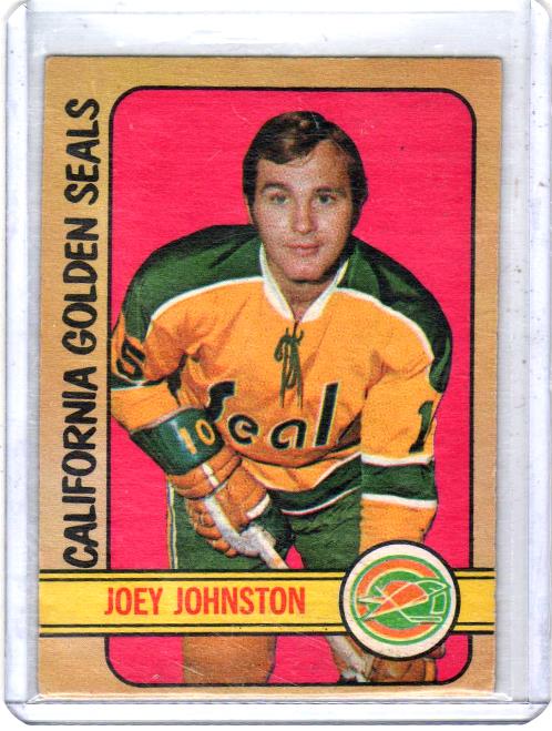 1972 O-Pee-Chee  Joey Johnston  Card #96 - California Golden Seals